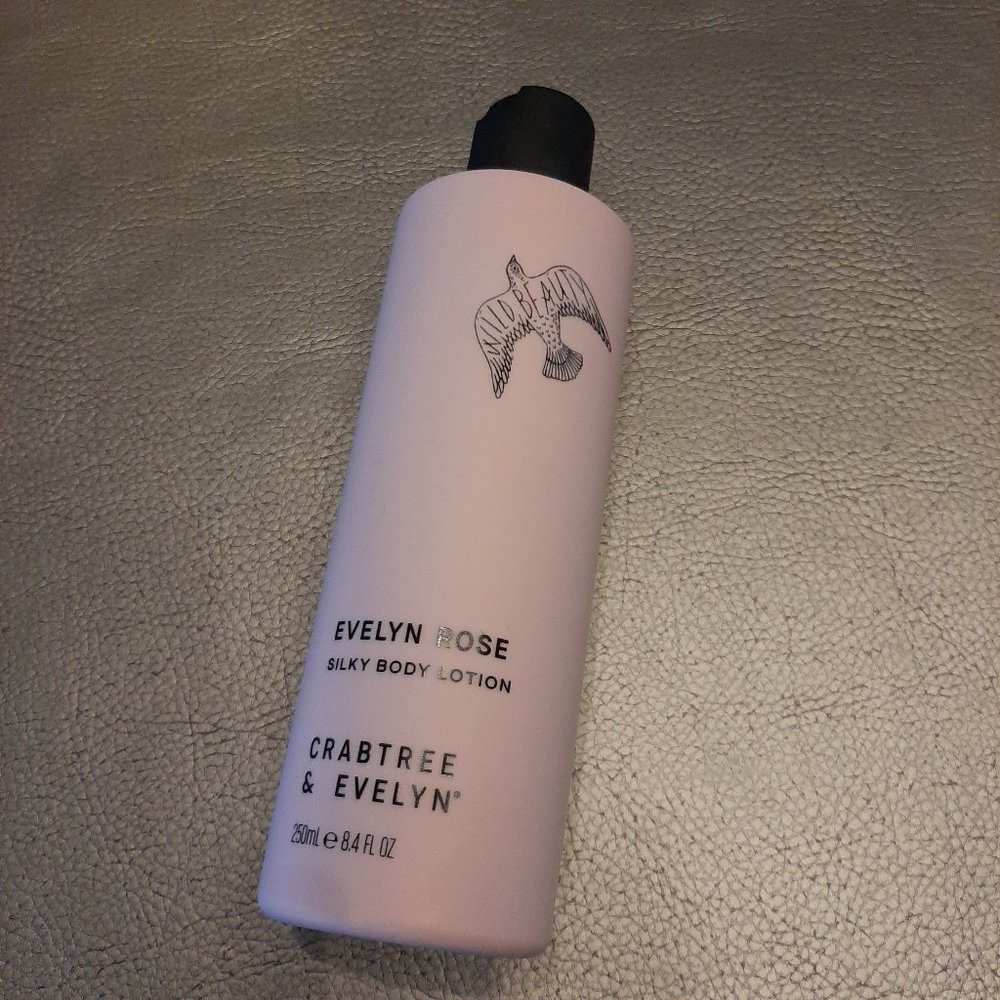 NWT Crabtree & Evelyn Evelyn Rose Silky Body Lotion 250 mL/8.4 OZ.